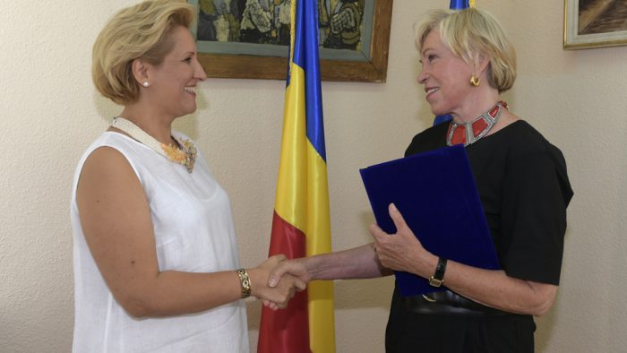 Eveniment la ICR: Ingvild Goetz a primit diploma de Susținător al Culturii Române