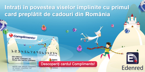 Edenred lanseaza primul card preplatit de cadouri adresat in exclusivitate companiilor din Romania