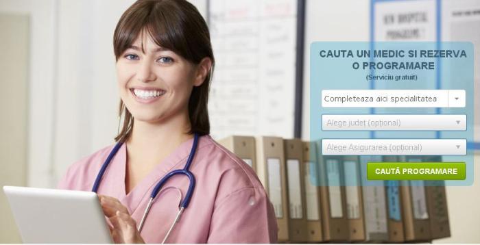 Alege consultaţia la medic după preţ şi rating!