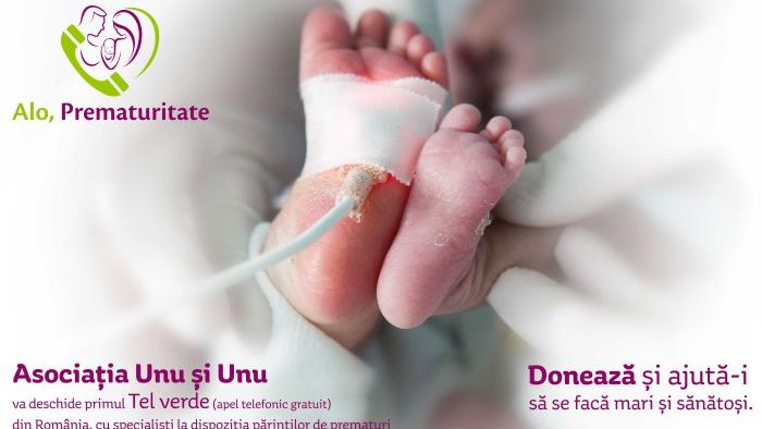 Alo, Prematuritatea – primul sprijin telefonic din România ȋn prematuritate, susținut la Swimathon