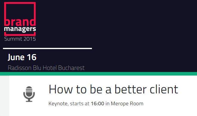 „Cum să devii un client mai bun”. Workshop la Brand Managers Summit