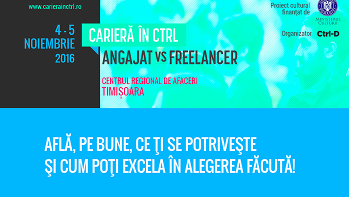 Angajat sau freelancer? Carieră în Ctrl ne lămurește