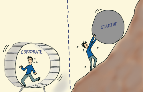 Corporație vs start-up: Unde te simți „ca acasă”?