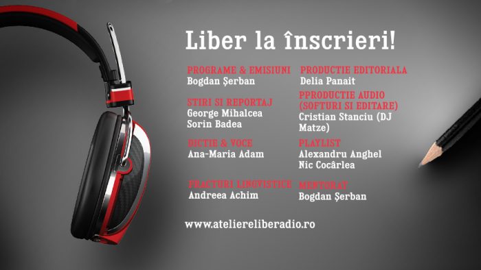 Încep înscrierile la Ateliere 'Libe Radio