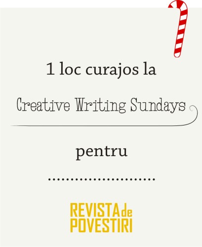 Învaţă să scrii ficţiune la Creative Writing Sundays