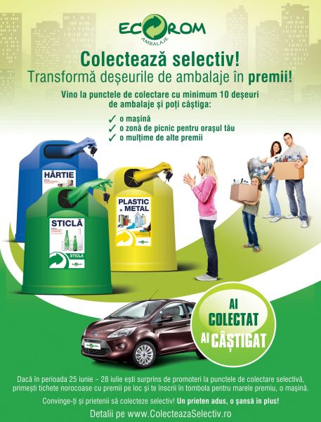 Premii pentru cei care colectează selectiv