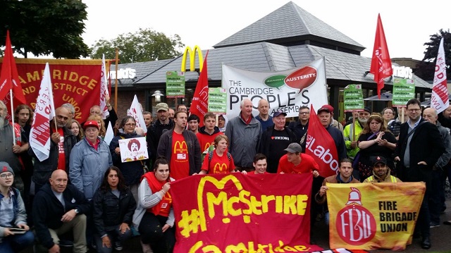 Grevă la McDonald's