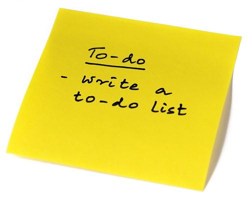 TO DO list. Nu, nu e de modă veche