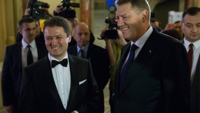 Klaus Iohannis, pe scena Hope Concert 2015