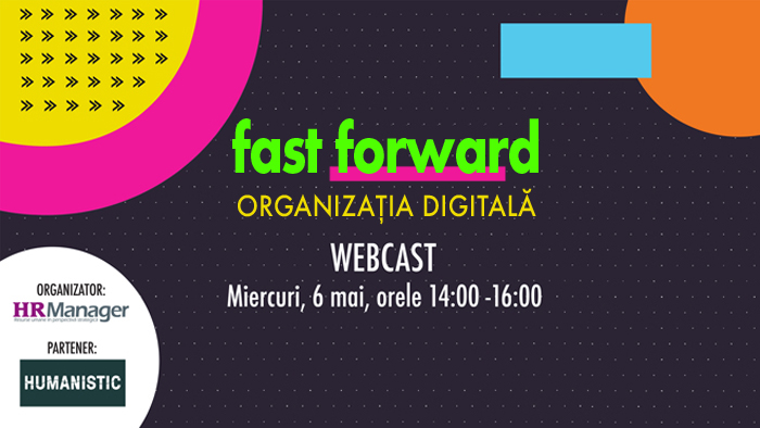 WEBCAST: Adaptarea organizațiilor la transformarea digitală - miercuri, 6 mai