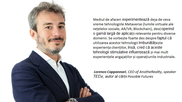 Lorenzo Cappannari: ”Metaverse-ul va schimba modul în care percepem lumea, iar acest lucru va avea un impact major asupra societății noastre”